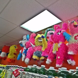 Awesome piñatas too! Different figures &amp; Also superhero &amp; animals.