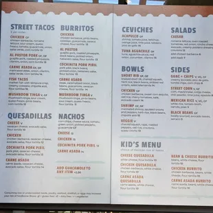 Menu Aug 2024