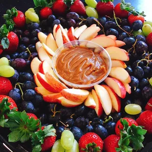 Fruit &amp; Carmel Platter