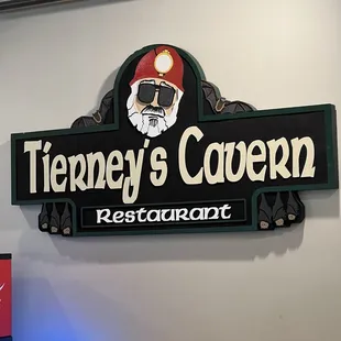 a sign for a restaurant