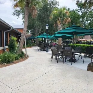 Walking up to the restaurant