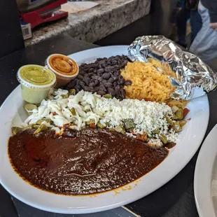 Mole Plate (subbed chicken with nopalito)