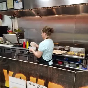 Making the Tacos