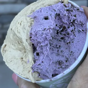 Ube monster and salted caramel
