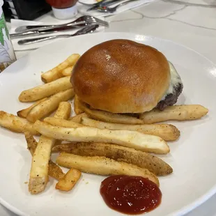 Kids cheese burger