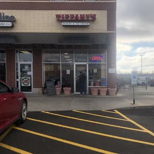 outside