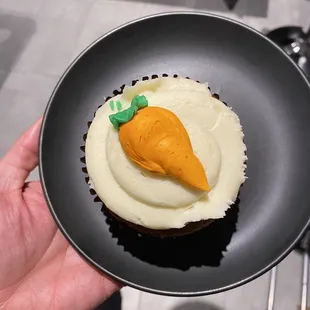 Carrot Cake Cupcake with Cream Cheese Icing