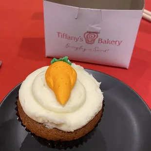 Carrot Cake Cupcake with Cream Cheese Icing