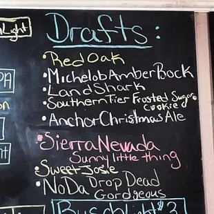 Draft Beer List!