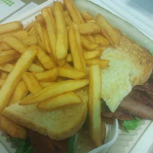 BLT with fries