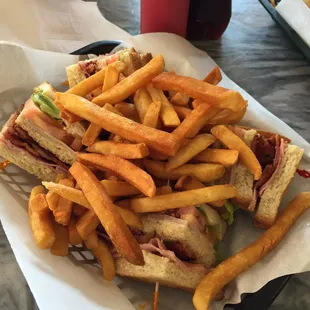 Turkey Club Sandwich was on point