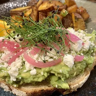 Avocado Vegan tost