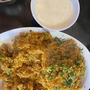 Vegetable biryani