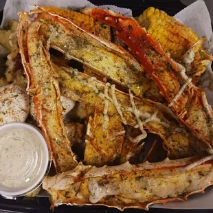 Open faced King Crablegs