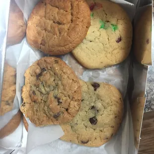 a box of cookies