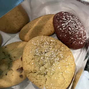 a variety of cookies