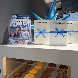 a display of cookies