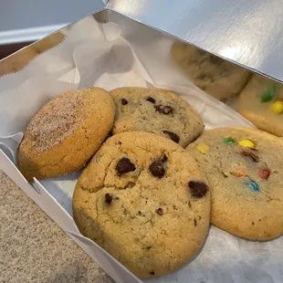 Dozen cookies of mixed variety