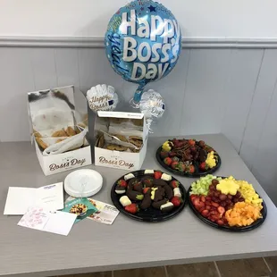 We had delivery to the new office for those of us who are bosses