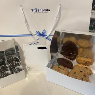 Cookie dough balls and a dozen of the tiffs mix. Yum!
