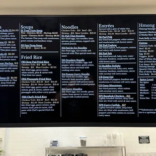 Updated menu 2/2/24
