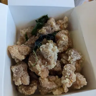 Five spiced popcorn chicken