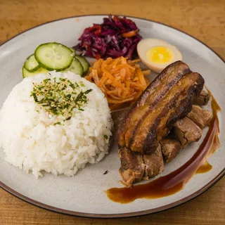 Traditional Pork Belly Rice Bowl