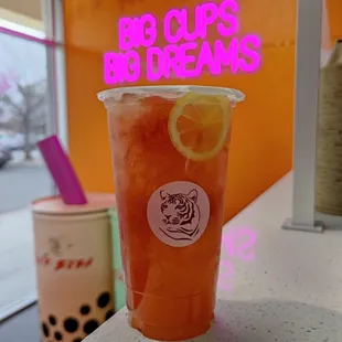 Grapefruit Iced-Tea