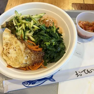 Veggie Bibimbop with Egg