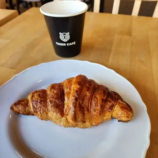 Butter Croissant and Cortado