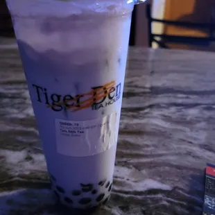 Taro milk tea