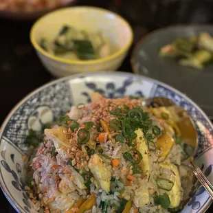Vegetable Fried Rice (ordered without the tofu)