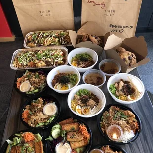 Food donated to first responders