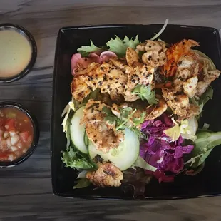 Lemon grass chicken bowl