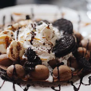 food, waffles