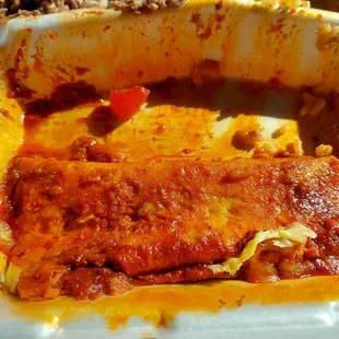 Cheese enchilada aka #50