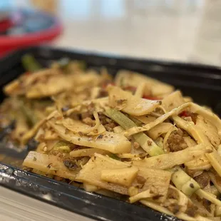 Dry Fried Double Bamboo