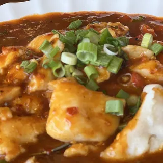 Steamed Fish with Pepper Mix