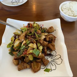 Dry Fried Pork Intestine