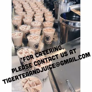 For catering, pls contact us at TigerTeaandJuice@gmail.com