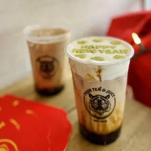 Black Sugar Boba Milk Tea