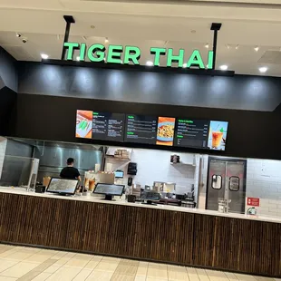 the front of the restaurant