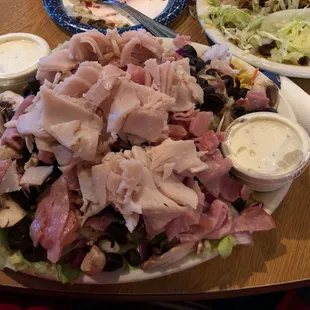 Chef salad is huge!