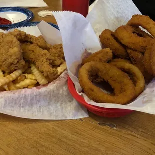 Bar food....