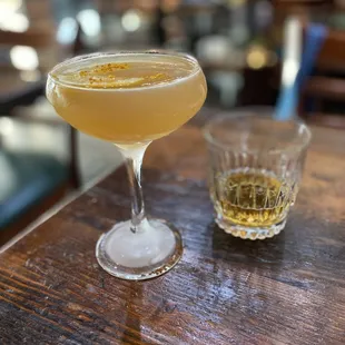 Michael's Pollen (yum!), and a shot of Glenfiddich 12