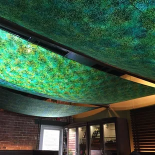 Loved the beautiful draped inside