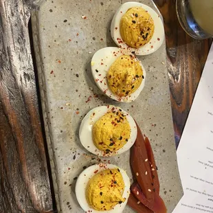 Curried Deviled Eggs