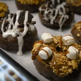 a variety of doughnuts