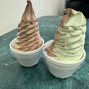 Mocha Swirl &amp; Chocolate Mint Swirl