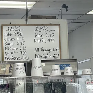 Sizes